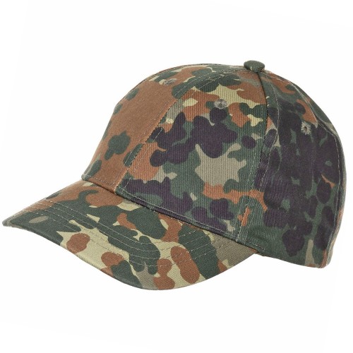 MFH children's BB cap, with peak, camouflage